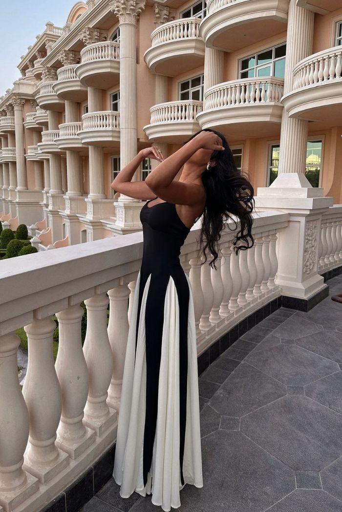 Holly - Paneled Maxi Dress