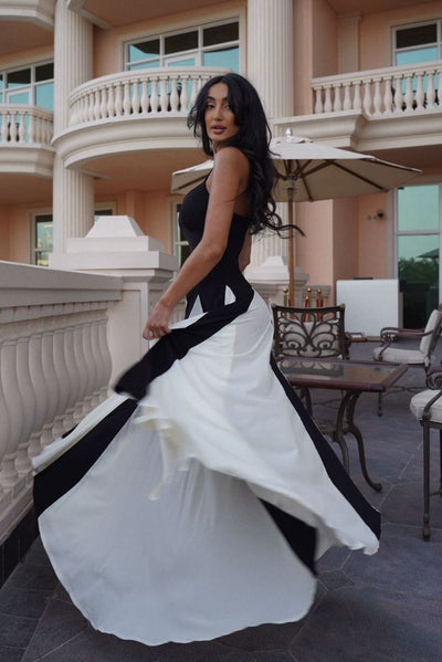 Holly - Paneled Maxi Dress