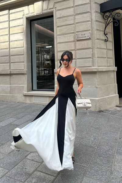 Holly - Paneled Maxi Dress