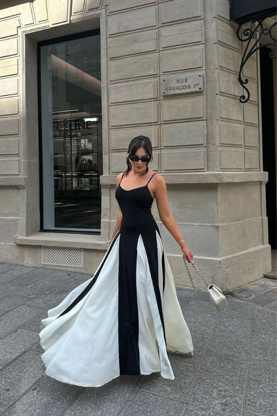 Holly - Paneled Maxi Dress