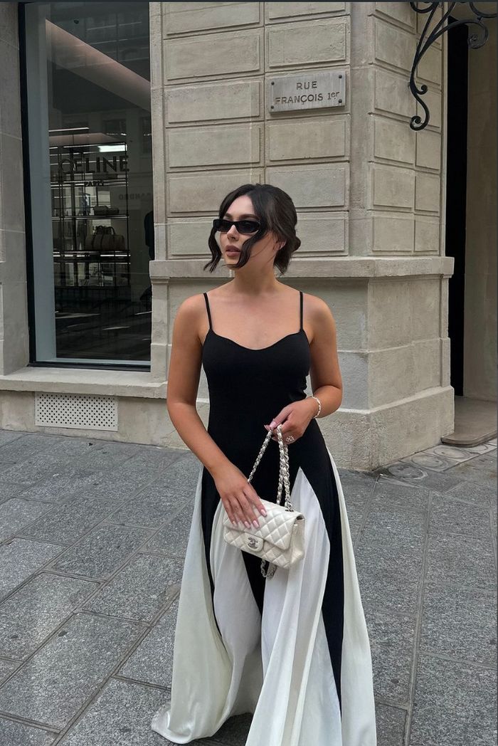 Holly - Paneled Maxi Dress