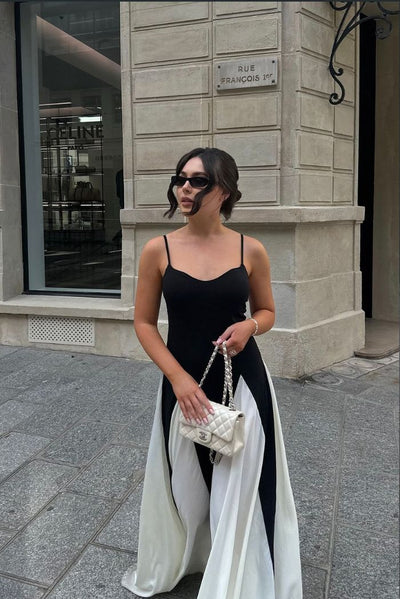 Holly - Paneled Maxi Dress