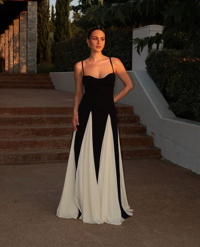 Holly - Paneled Maxi Dress