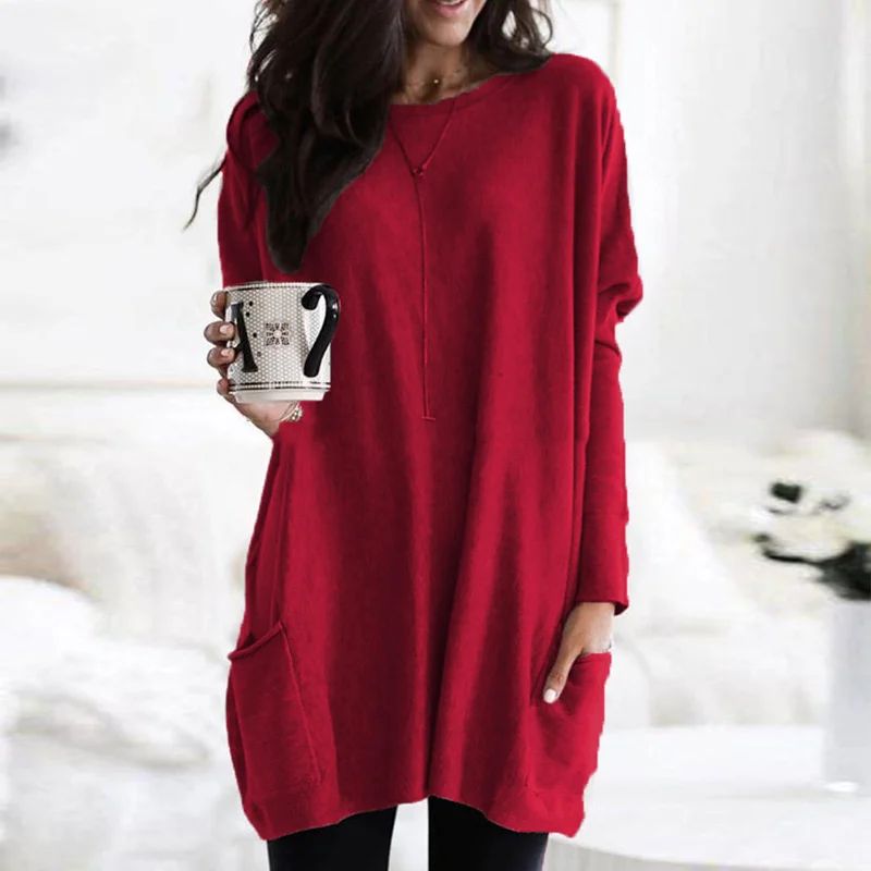 Julia - Casual Pocket Sweater