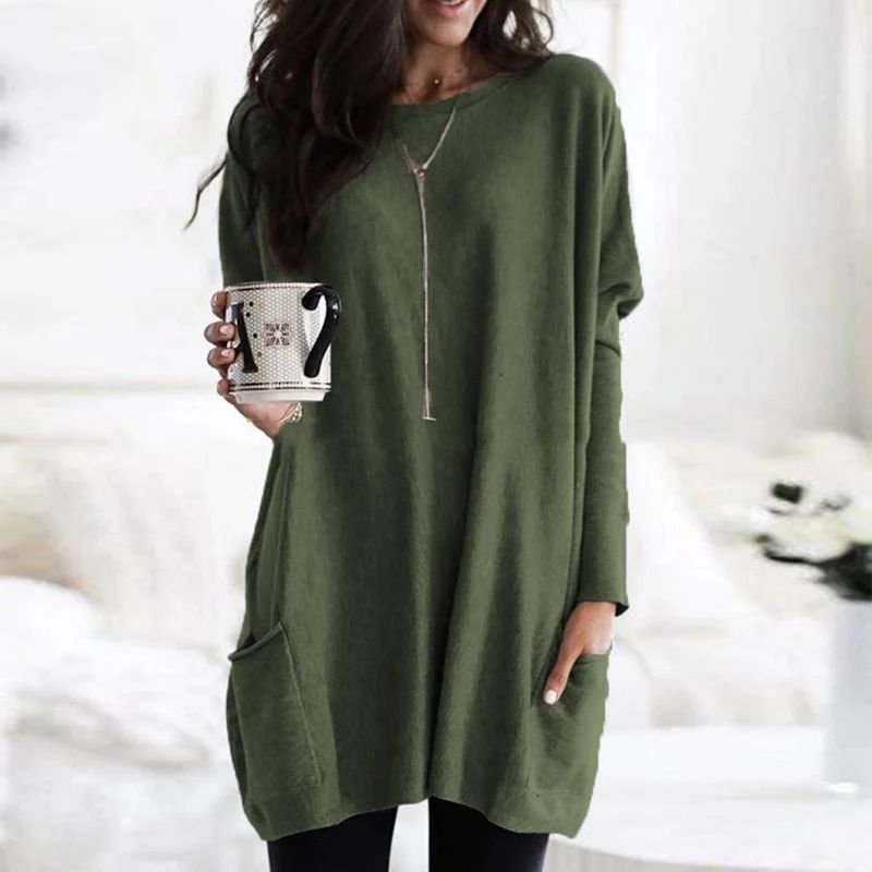 Julia - Casual Pocket Sweater