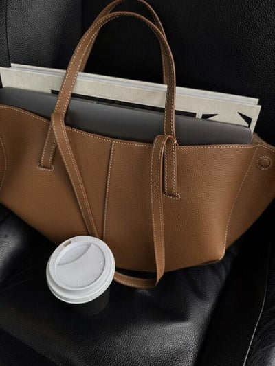 Pernilla™ - STRUCTURED TOTE BAG WITH SIDE GATHERING