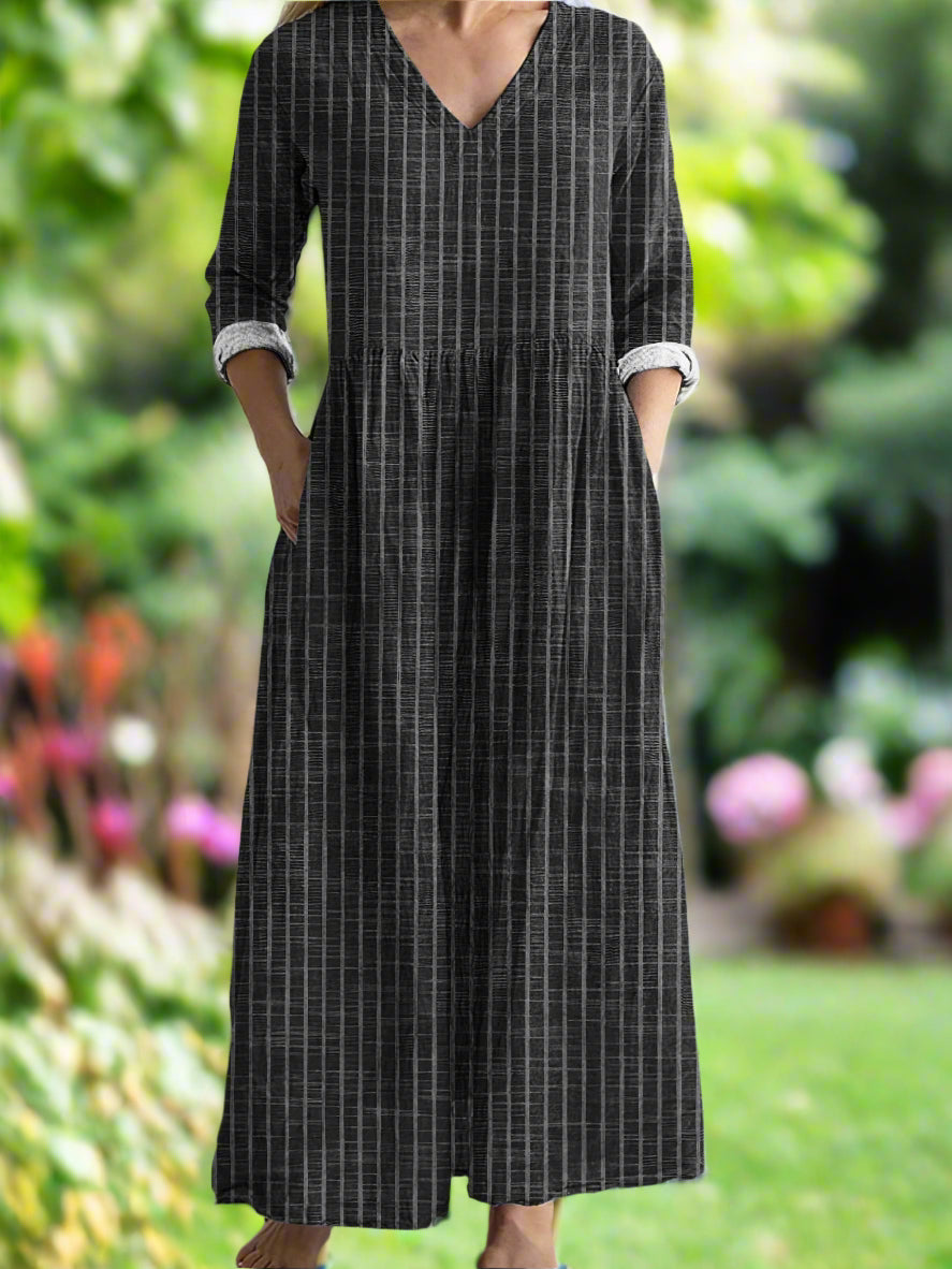 Zadie - Casual Classic Striped Dress
