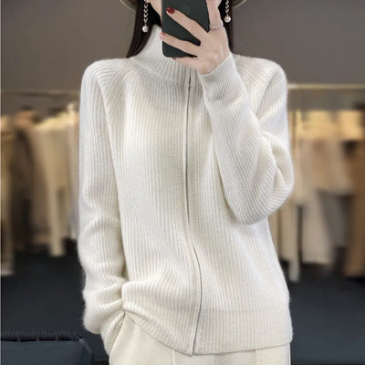 Gabriella - Cardigan with Zipper