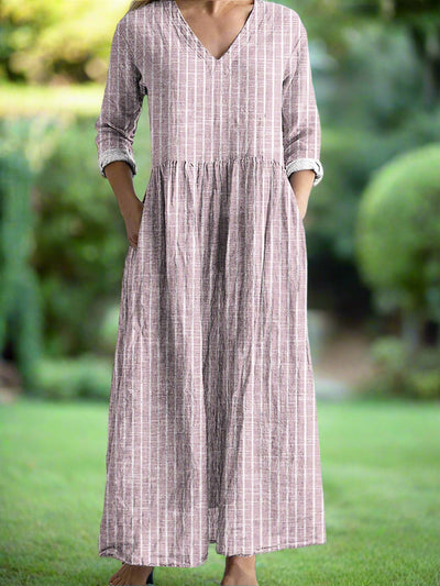 Zadie - Casual Classic Striped Dress