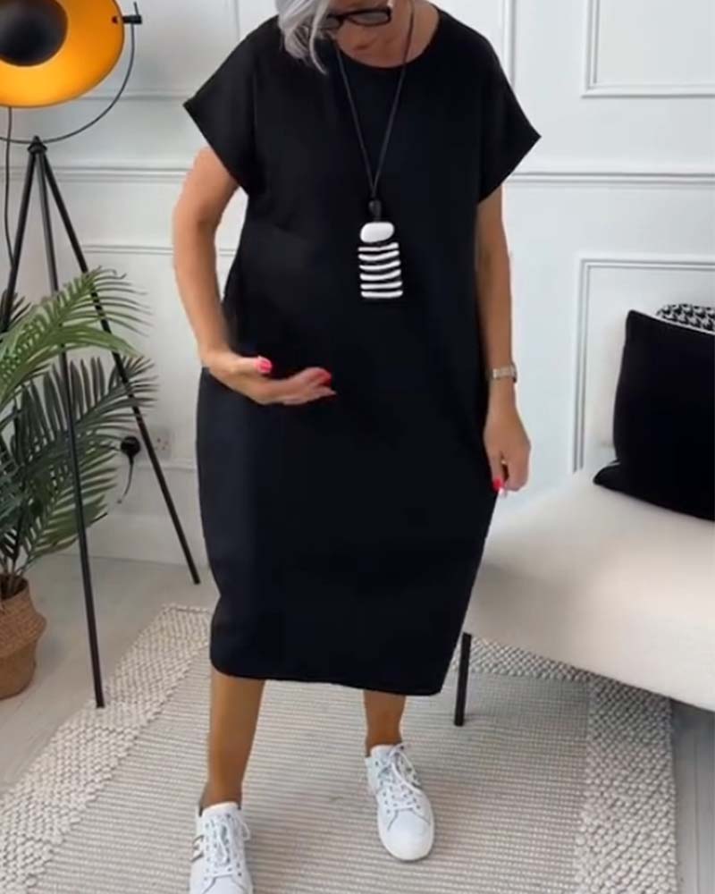 Tatum - Stylish Short Sleeved Dress