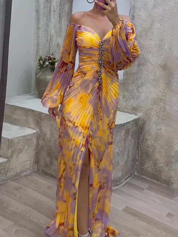 Selina - Elegant V-Neck Dress