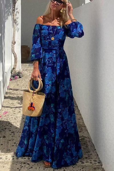 Cara - Floral Off-Shoulder Maxi Dress