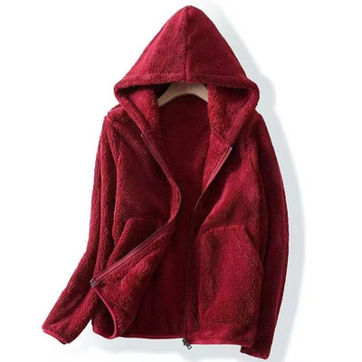 Nicole - Super Soft Coral Fleece Sweatshirt