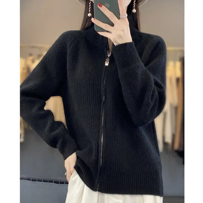 Gabriella - Cardigan with Zipper
