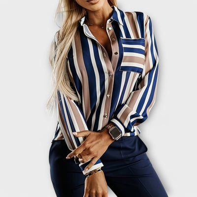 Emily – Casual & Stylish Striped Blouse