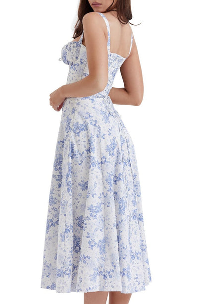 Alicia - Elegant French Style Belted Strap Dress