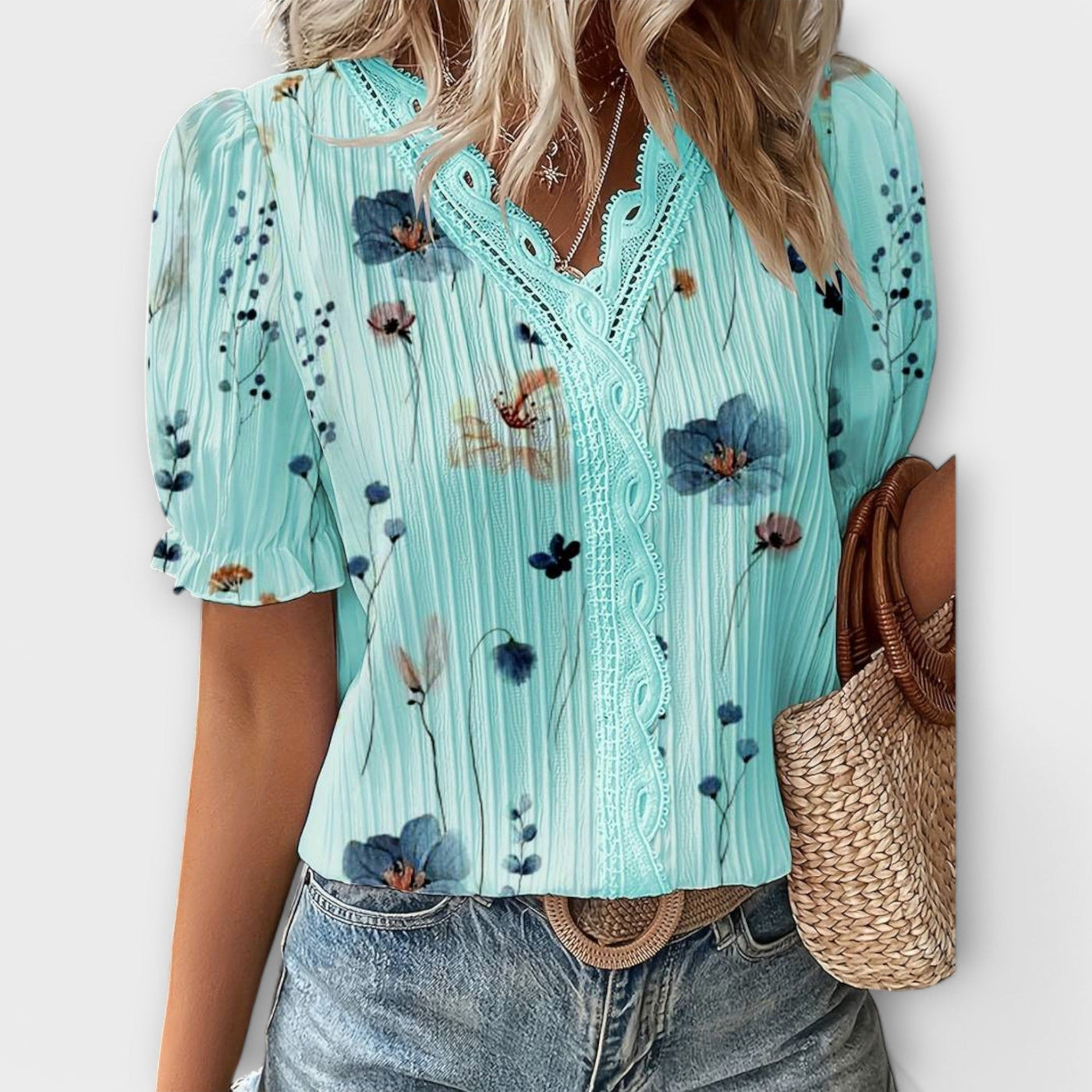 Emily – Stylish V-Neck Blouse