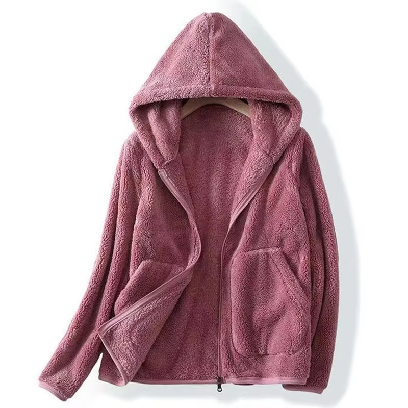 Nicole - Super Soft Coral Fleece Sweatshirt