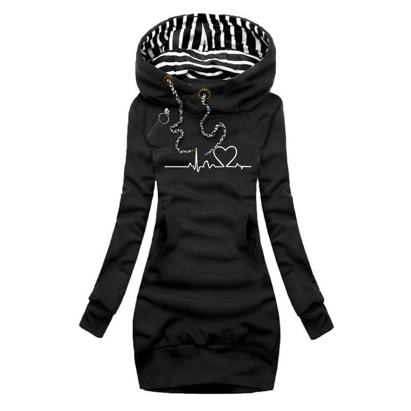 Carina - Knitted Cardigan with Heart Pattern