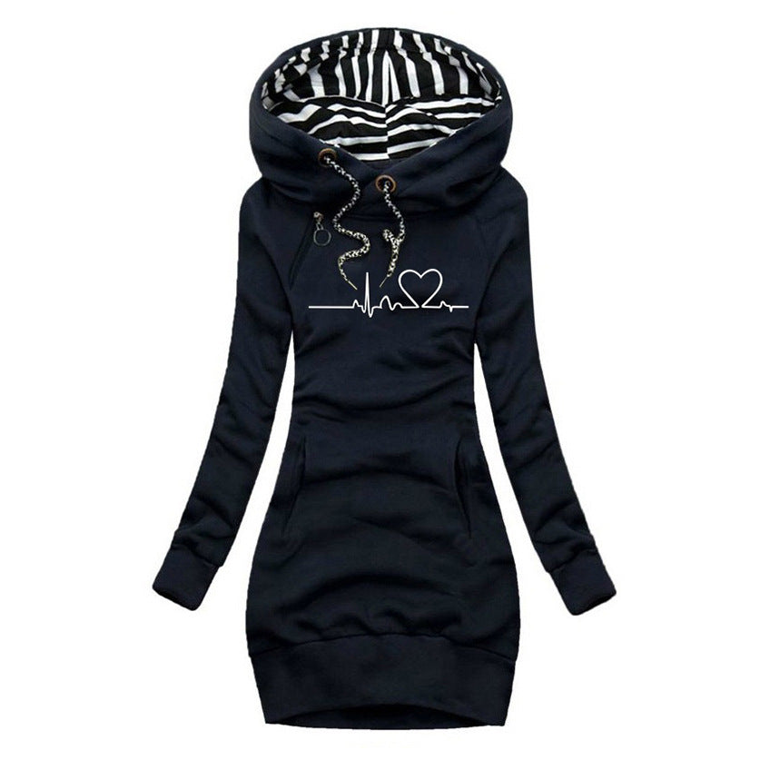 Carina - Knitted Cardigan with Heart Pattern