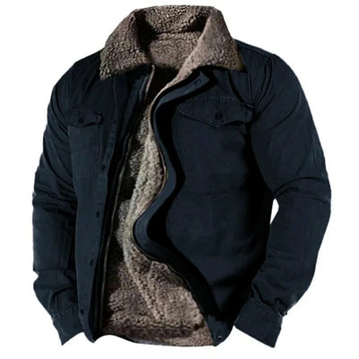 Jonah - Warm Sherpa Lined Jacket For Men