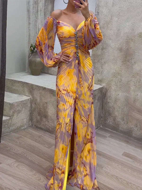 Selina - Elegant V-Neck Dress