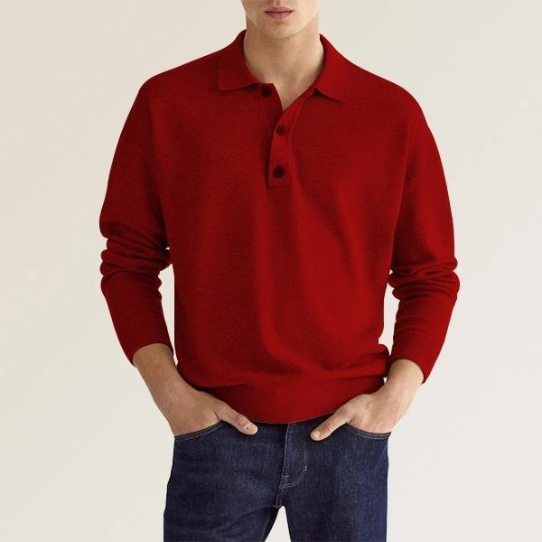 Seth - Stylish Polo Sweater For Men