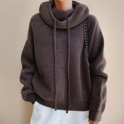 Melodie - Oversized Comfortable Knitted Hoodie