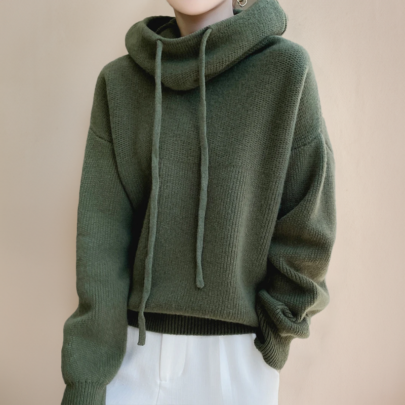 Melodie - Oversized Comfortable Knitted Hoodie