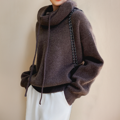 Melodie - Oversized Comfortable Knitted Hoodie