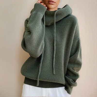 Melodie - Oversized Comfortable Knitted Hoodie