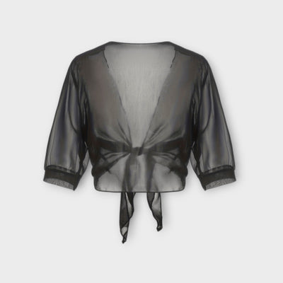 Olivia – Blouse with Open Front
