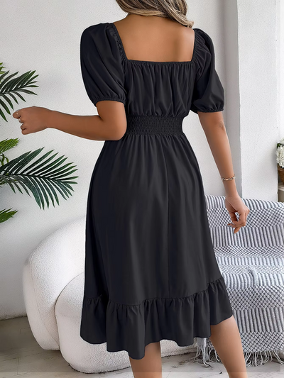 Riley™ - Stylish Short Sleeve V Neck Dress