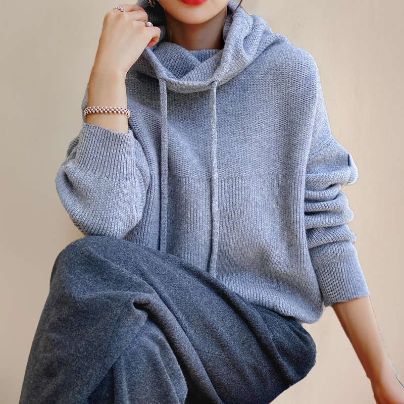Melodie - Oversized Comfortable Knitted Hoodie