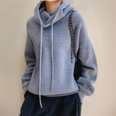 Melodie - Oversized Comfortable Knitted Hoodie