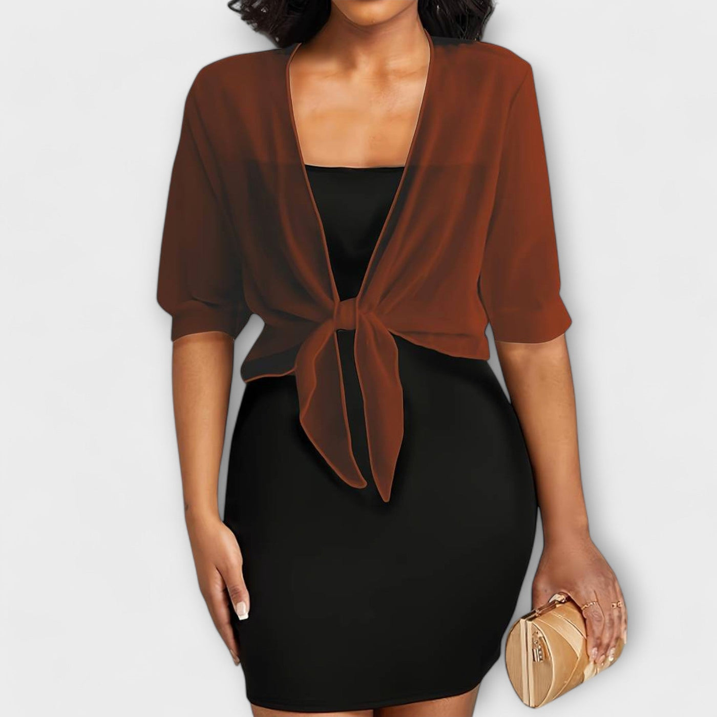 Olivia – Blouse with Open Front