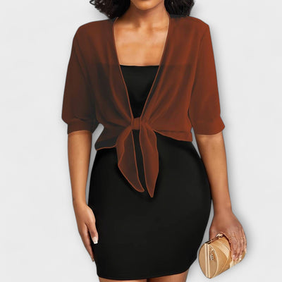 Olivia – Blouse with Open Front