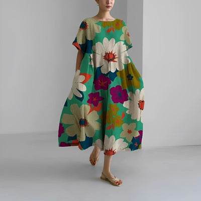 Eliza - Retro Big Swing Loose Maxi Dress