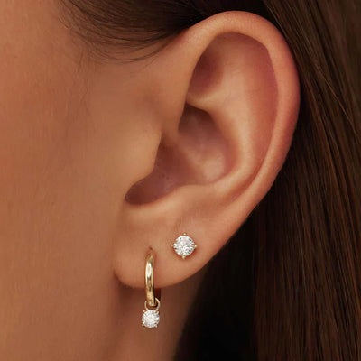 Moon Tear Stone Earrings