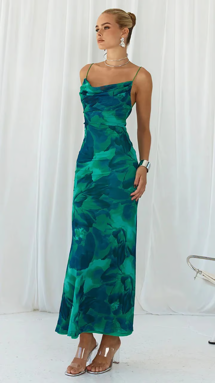 Zuri - Sleeveless Club Party Bodycon Maxi Dress
