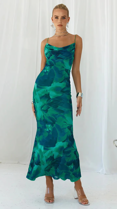 Zuri - Sleeveless Club Party Bodycon Maxi Dress