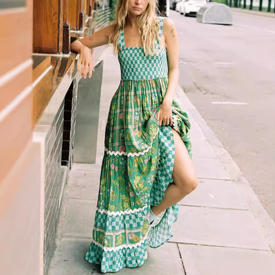 Bree - Sunshine Dreams Boho Maxi Dress