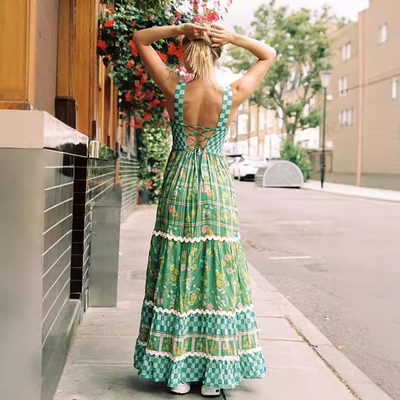 Bree - Sunshine Dreams Boho Maxi Dress