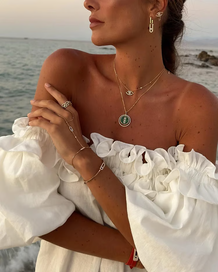 Laura - Linen Dreams Off-Shoulder Dress