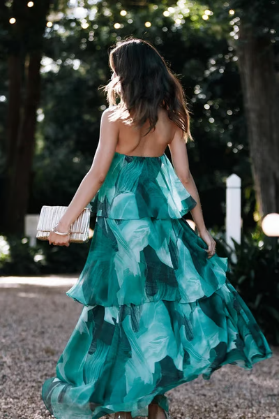 Bella - Effortless Summer Vibes Strapless Dress
