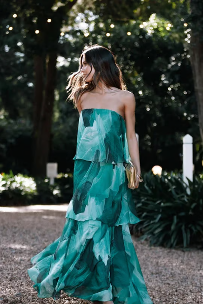 Bella - Effortless Summer Vibes Strapless Dress