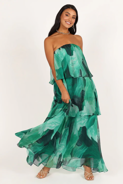 Bella - Effortless Summer Vibes Strapless Dress