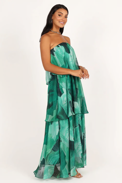 Bella - Effortless Summer Vibes Strapless Dress