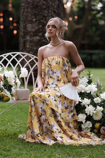 Bella - Effortless Summer Vibes Strapless Dress