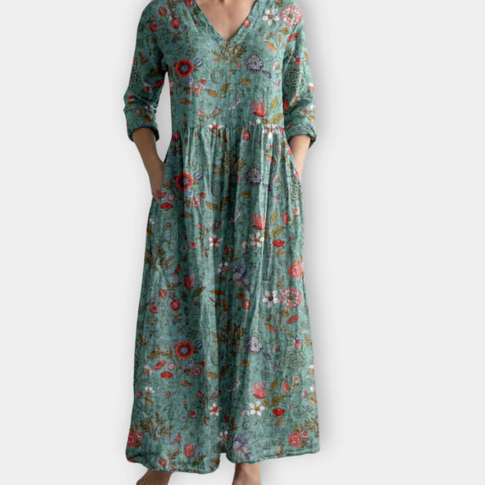 Amy - Effortless Elegance in Floral Dress
